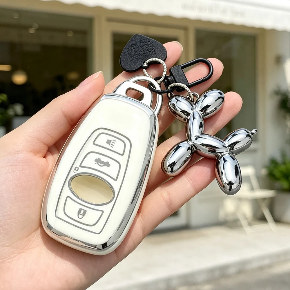 TPU Car Key Cover for Subaru Legacy XV Forester Outback BRZ SIT Remote Key Shell Case Protector Covers Auto Accessories