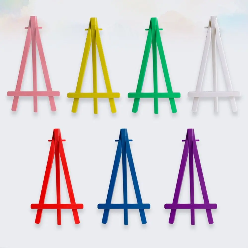Portable Plastic Triangle Easel Mini Adjustable Painting Holder Desktop Phone Holder Office Desk