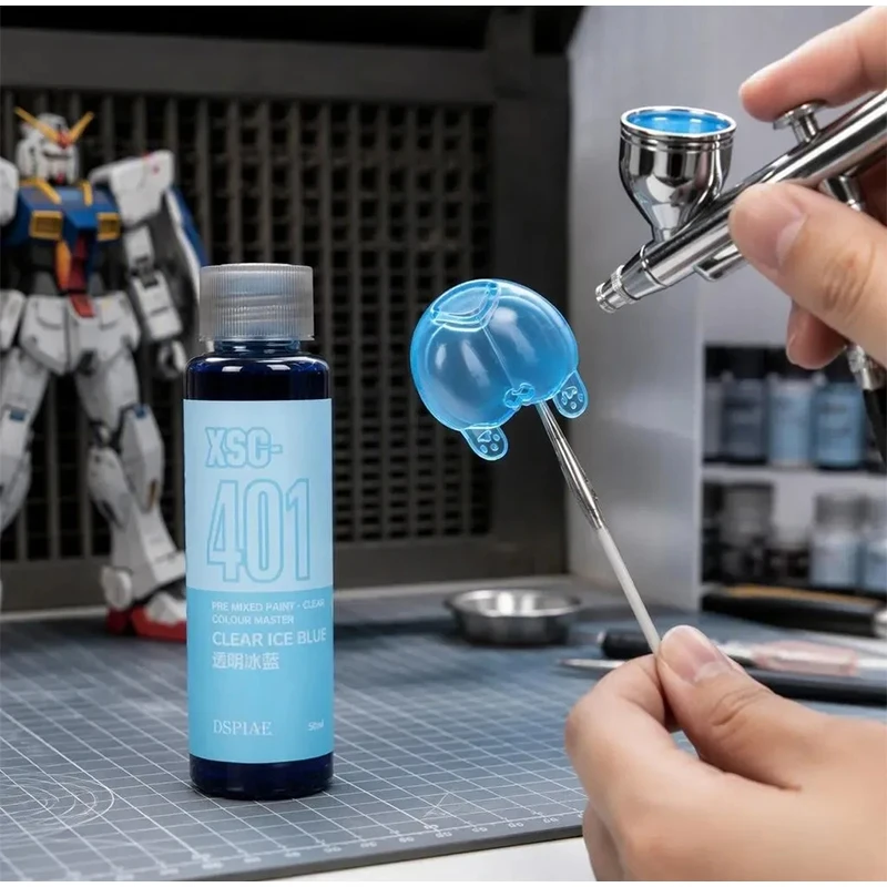 2026 for DSPIAE XSM Water Based Clear Paint 50ml Pre Mixed Transparent Color for Airbrush Model Hobby DIY Color Pigment Tools