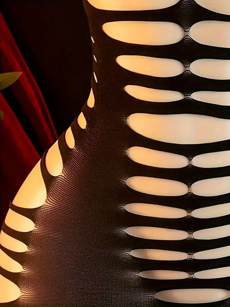 Sexy Strapless Hollowed Out sleeveless Open Bra See Through Sexy Lingerie Erotic Babydoll Nightwear Chemises image 5
