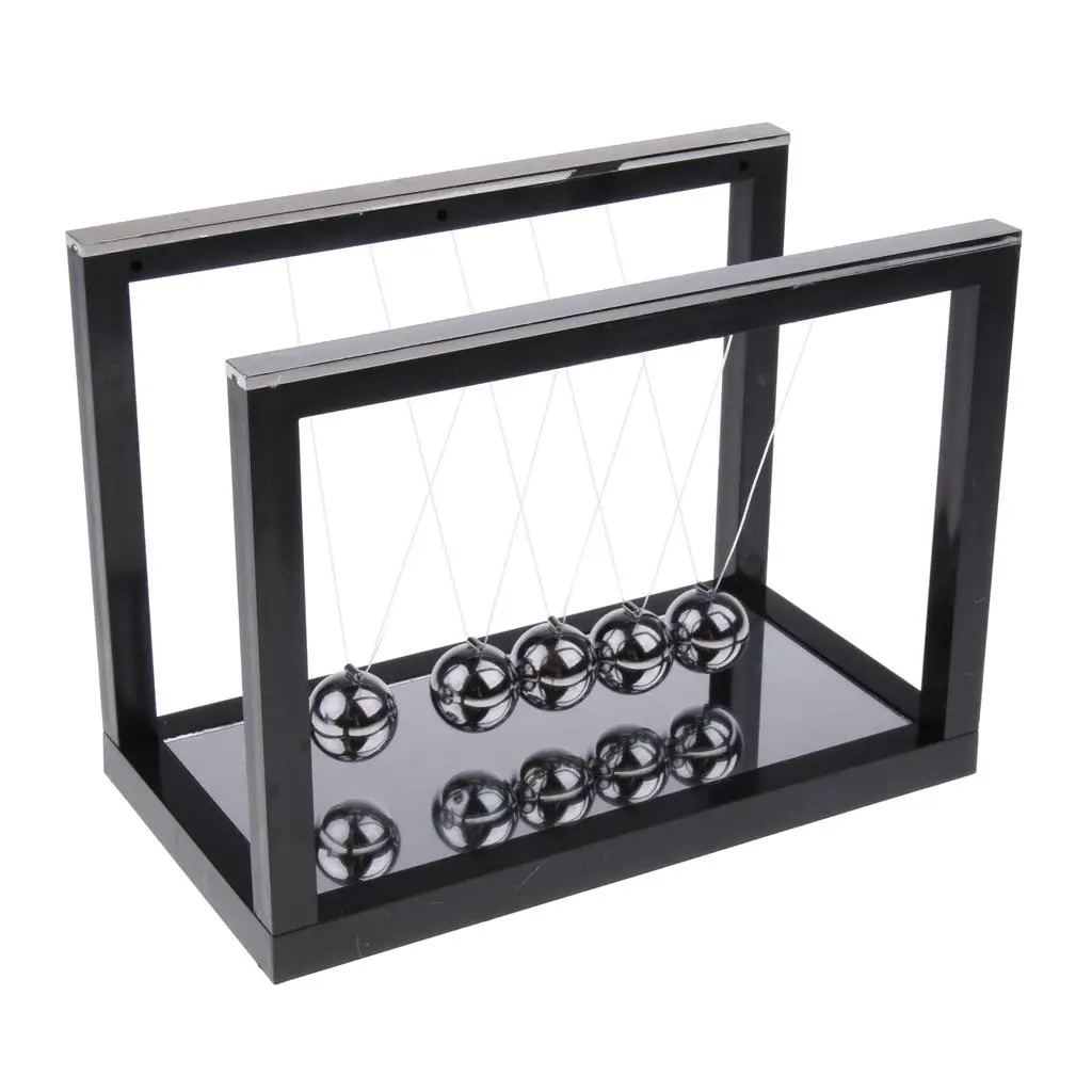 

Newton's Cradle with Mirror Balance Ball Desk Toy Home Office Decor
