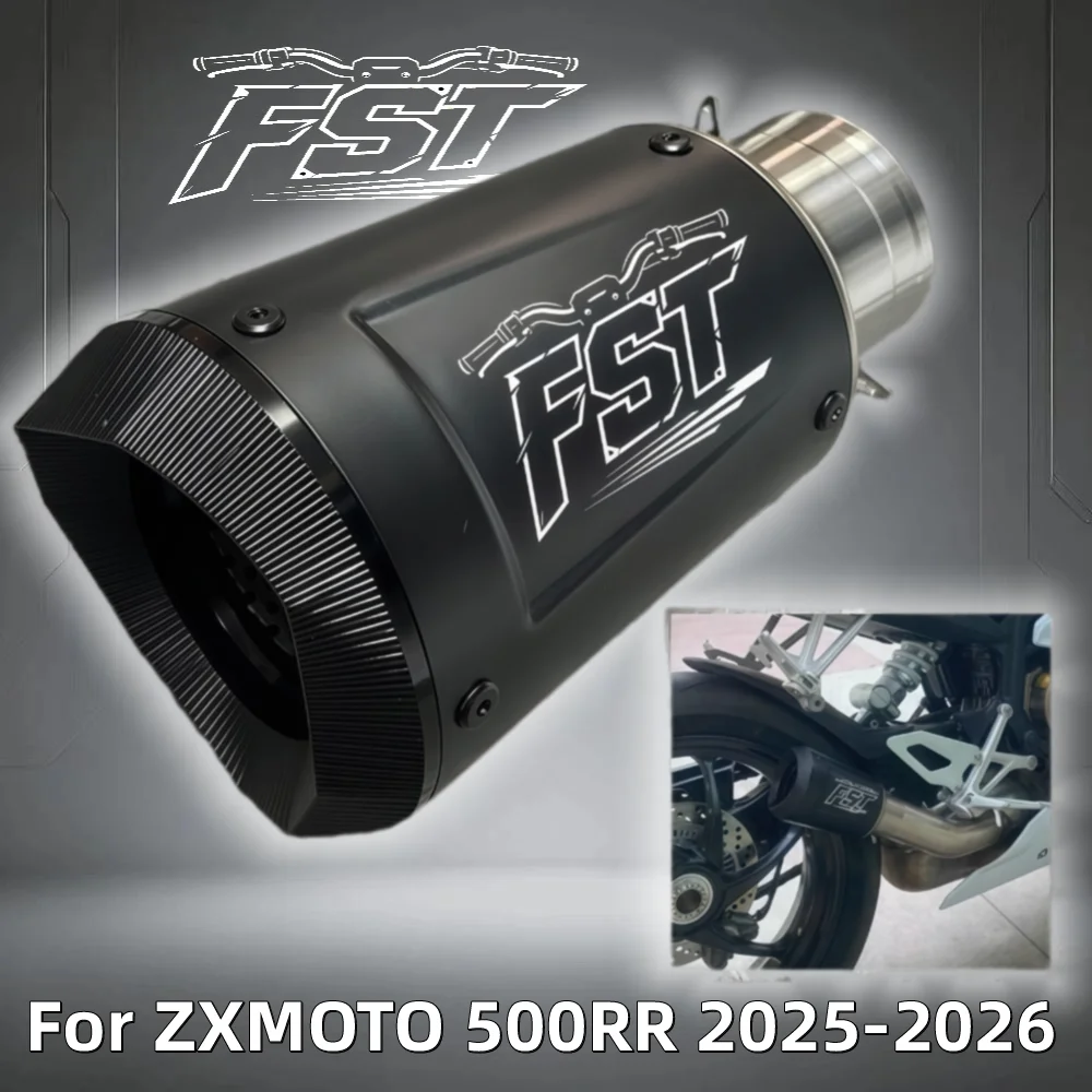 For Designed for the ZXMOTO 500RR: 57mm exhaust tailpipe for an enhanced, resonant sound.