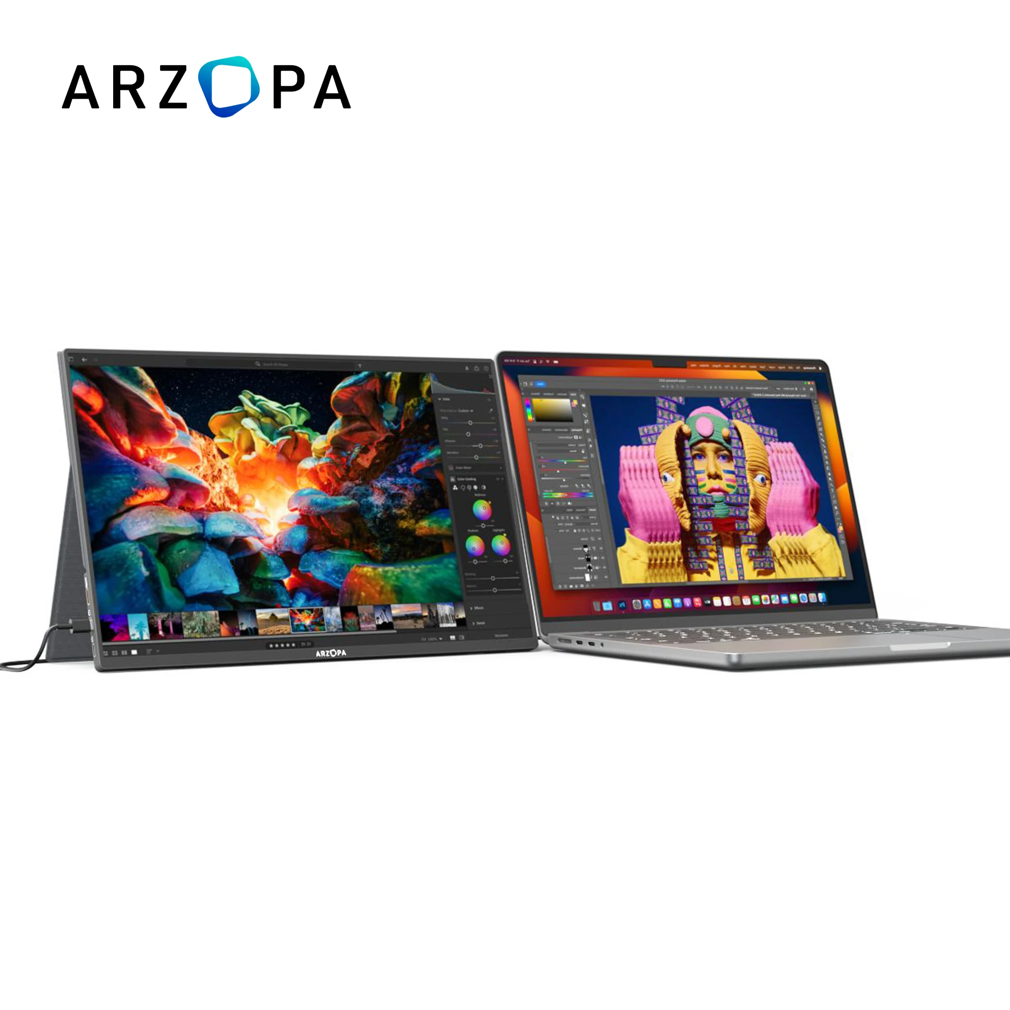 

Ultra-thin Full HD 16.0 Inch 2k IPS Computer Mon tor Portable With USB Type-C For Laptop Phone