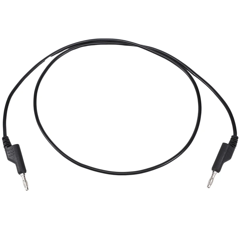 

5 шт. штабелируемые тестовые провода типа «банан» с разъемом «банан» мягкий электрический тестовый кабель провод 3,3 фута/1 м для мультиметра 1000 В 15 А