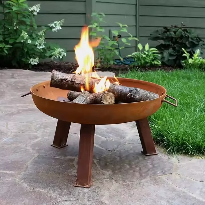 Brasero ovale en acier Corten - Fire Pit Bowl avis et prix