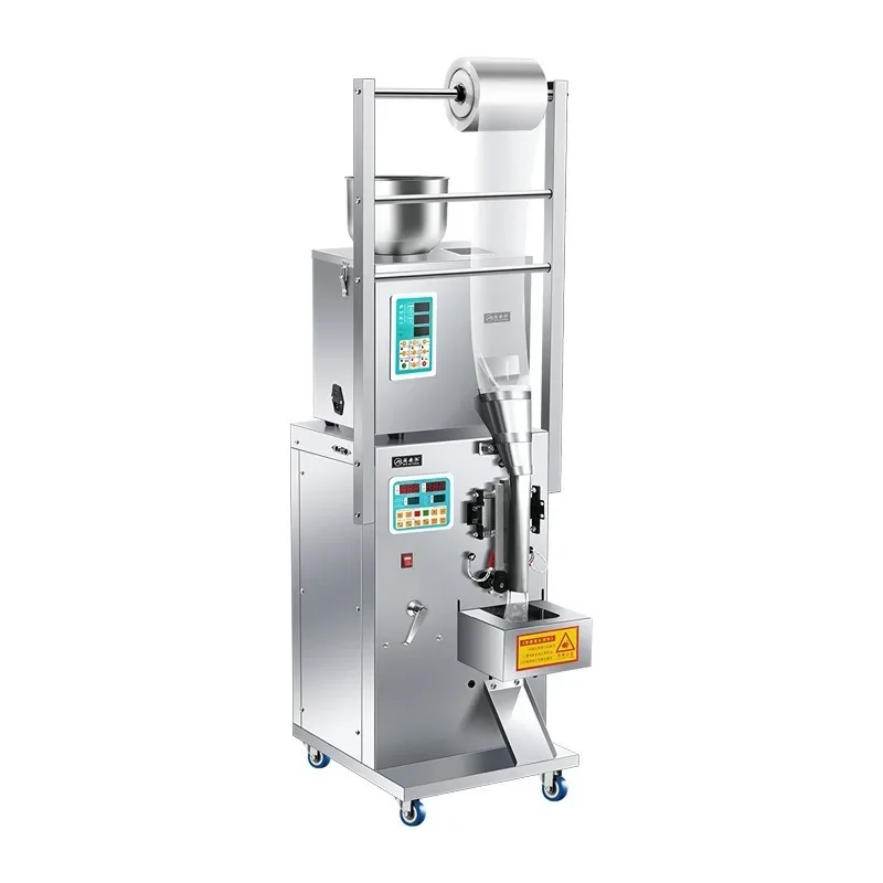 automatic filling mechanical bag tea leaf powder seasoning quantitative packaging weighing granules powder sealing machine