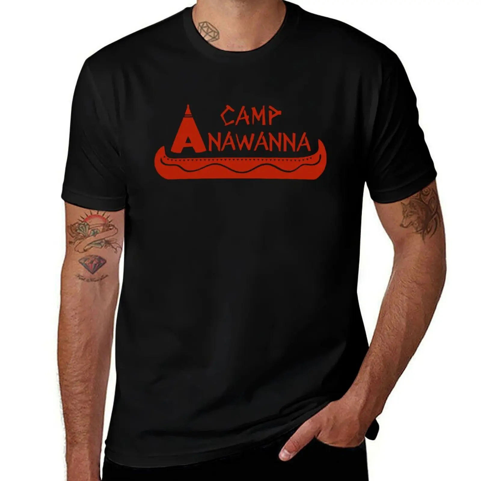 

Camp Anawanna T-Shirt funny t shirts man t shirt man luxury t shirts for man pack cotton T-shirt