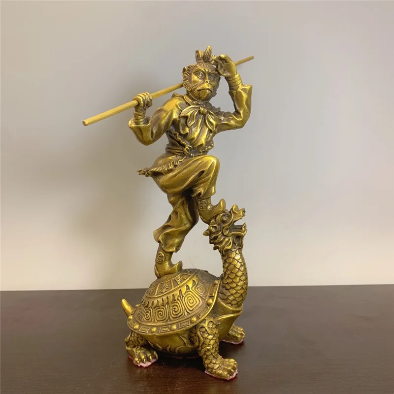 

Guyunzhai Wholesale Brass Decoration Dragon-Head Tortoise Accounting Monkey King: Quest For The Sutra Of Aotou Or