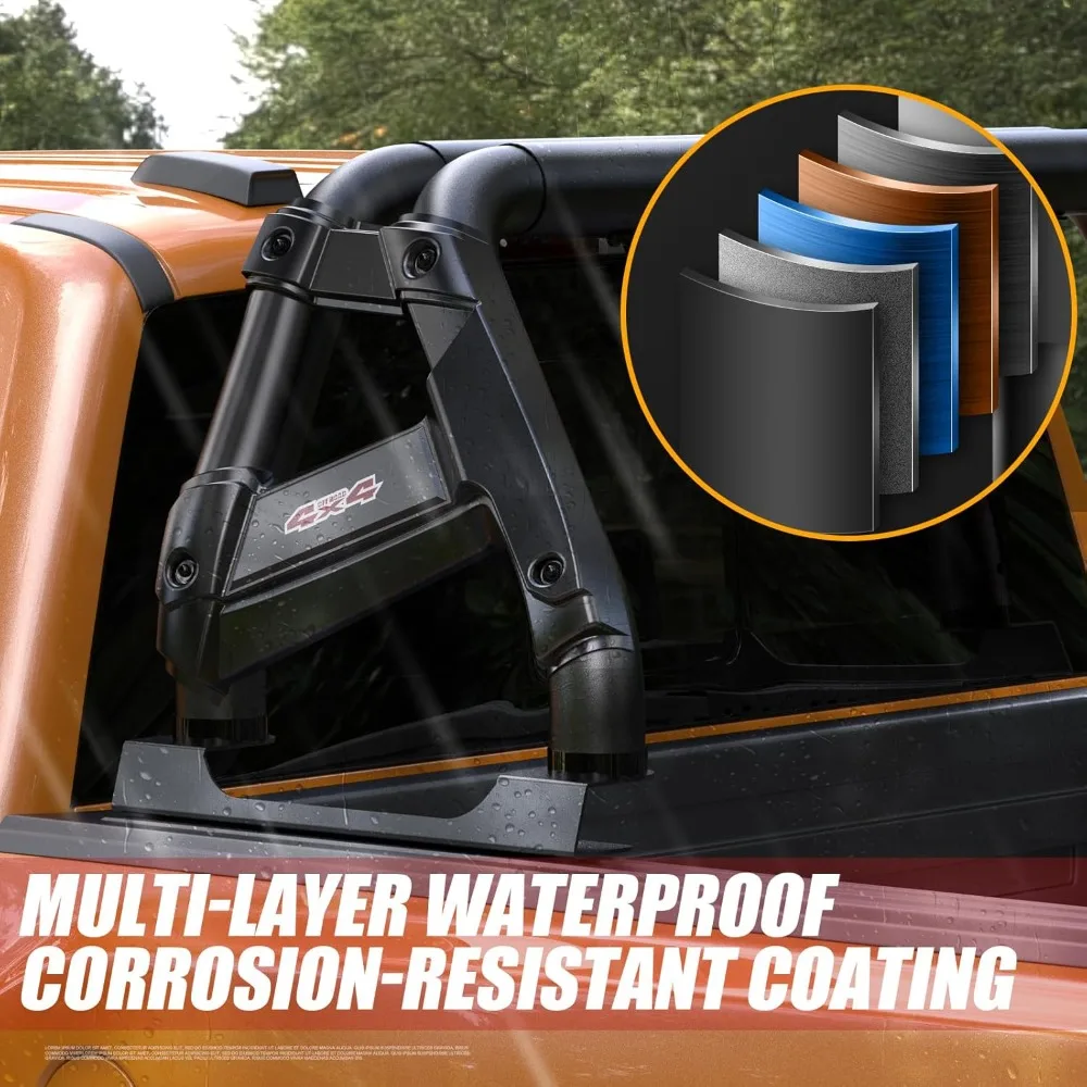 قضيب لف شاحنة قابل للتعديل لنماذج كاملة ومتوسطة الحجم، متوافق مع شاحنات الالتقاط المختلفة #6