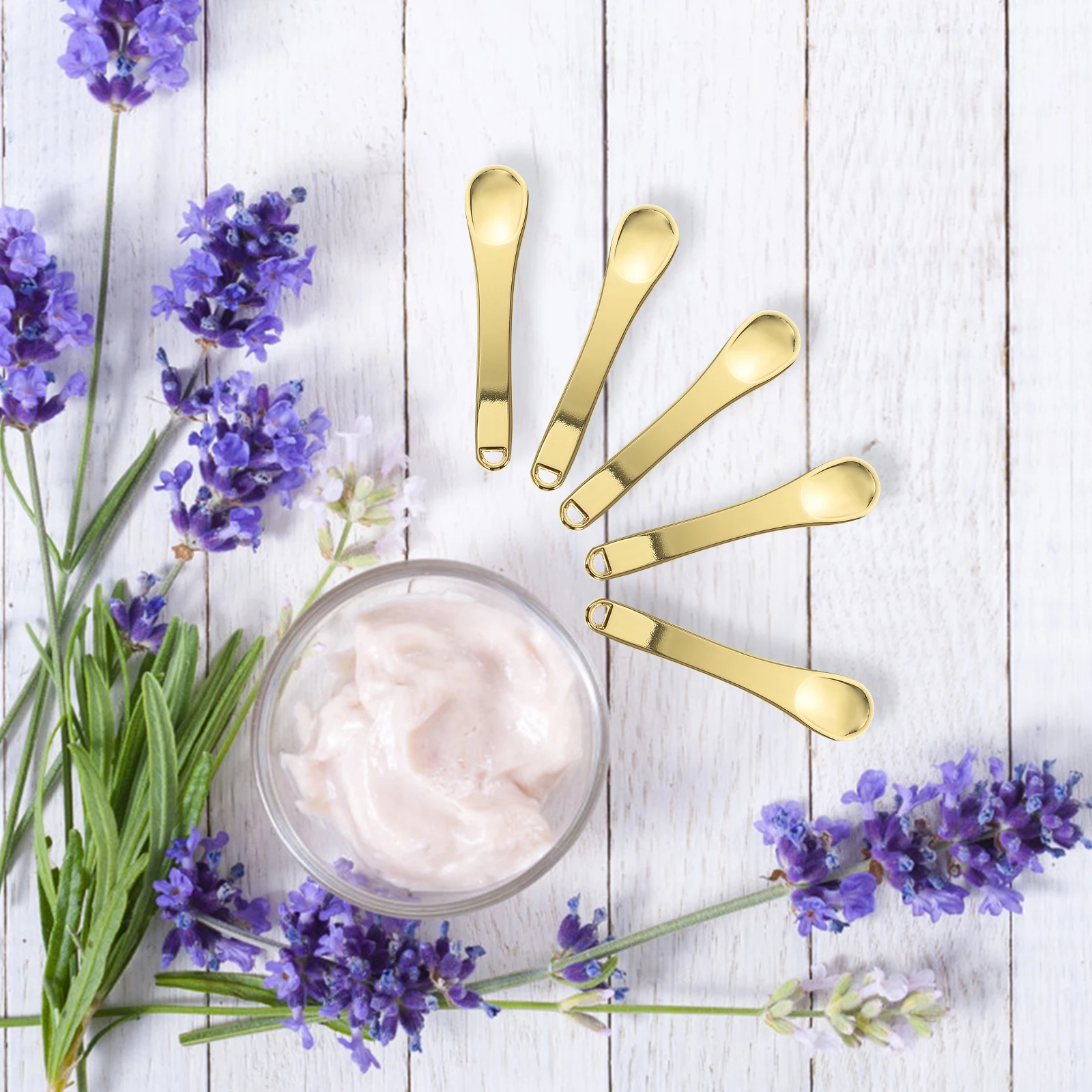 

5 PCS Face Cream Scoop Beauty Products Facial Eye Spoon Tablespoon Cosmetics