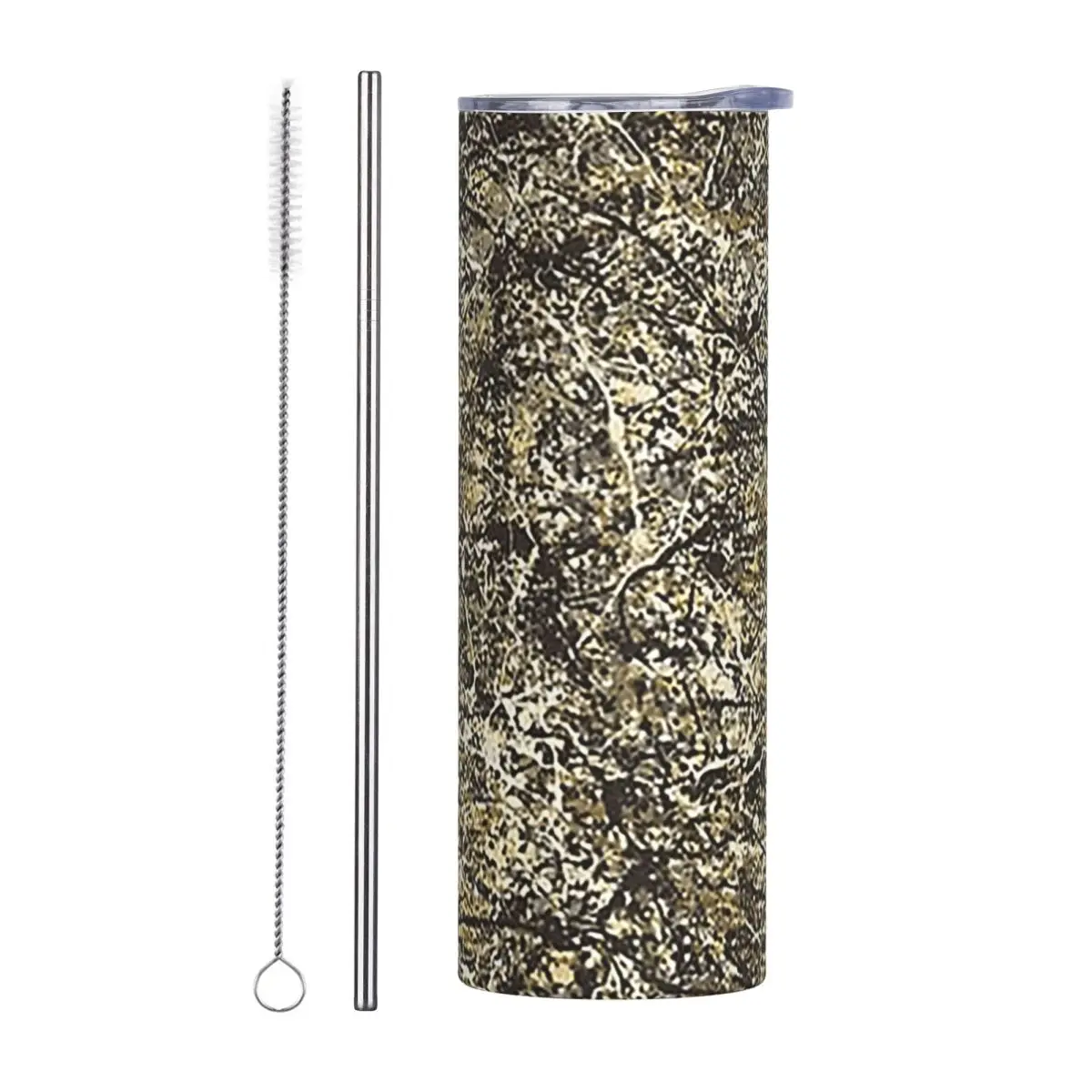 Jackson Pollock One Number 31 Stainless Steel Tumbler Vacuum Insulated Mugs Thermal Cold Cup Straw With Lid 20oz