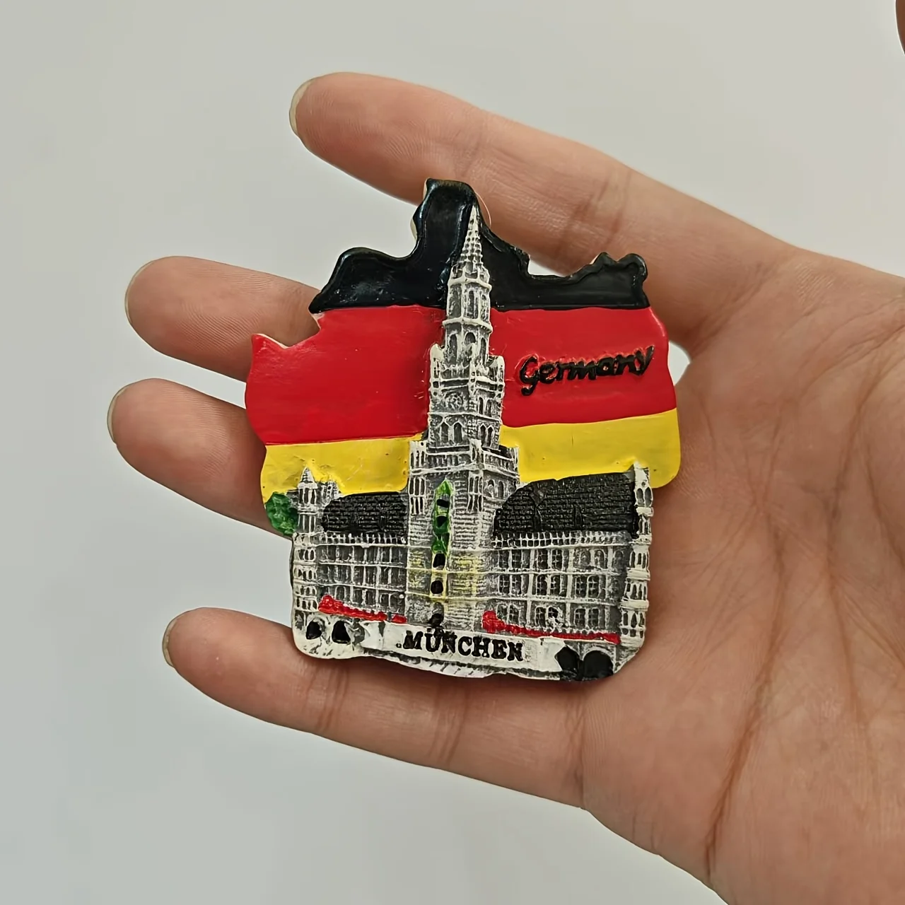 1 قطعة اليدوية ثلاثية الأبعاد الراتنج الفن مغناطيس الثلاجة ، قطار تايلاند فوكيت ميونيخ ألمانيا سالزبورغ أيرلندا الإيطالية الإسبانية مصارعة الثيران Finlan