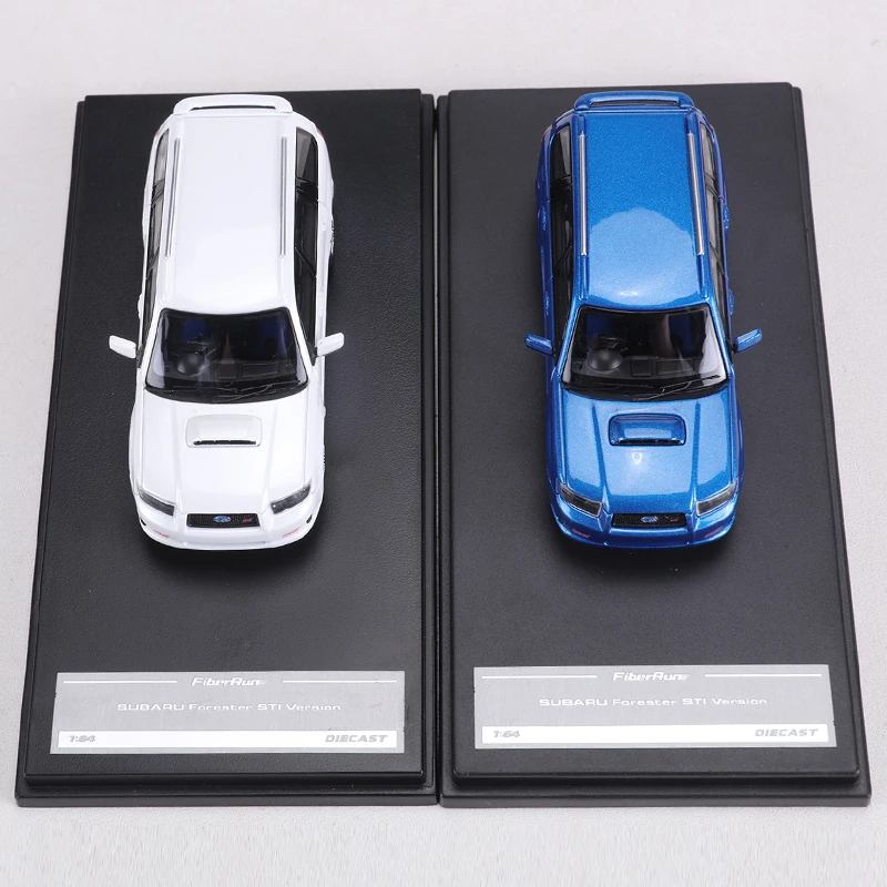 Fiberrun 1:64 Forester SG9 Blue/White Alloy Model Car - AliExpress 26