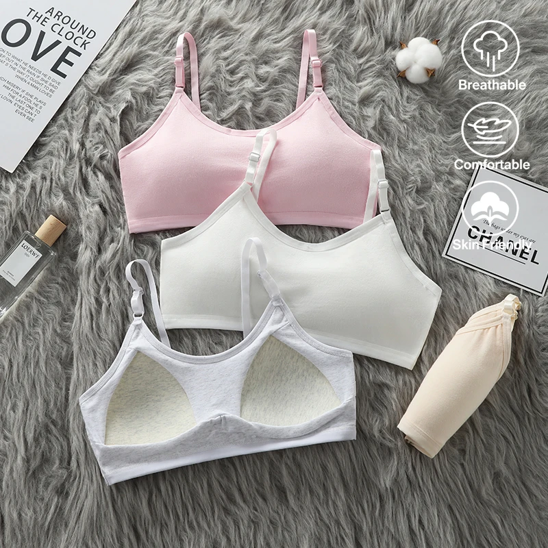Girls' bras, developmental period, underwear, second stage, girls' students, middle school students, high school students, girls