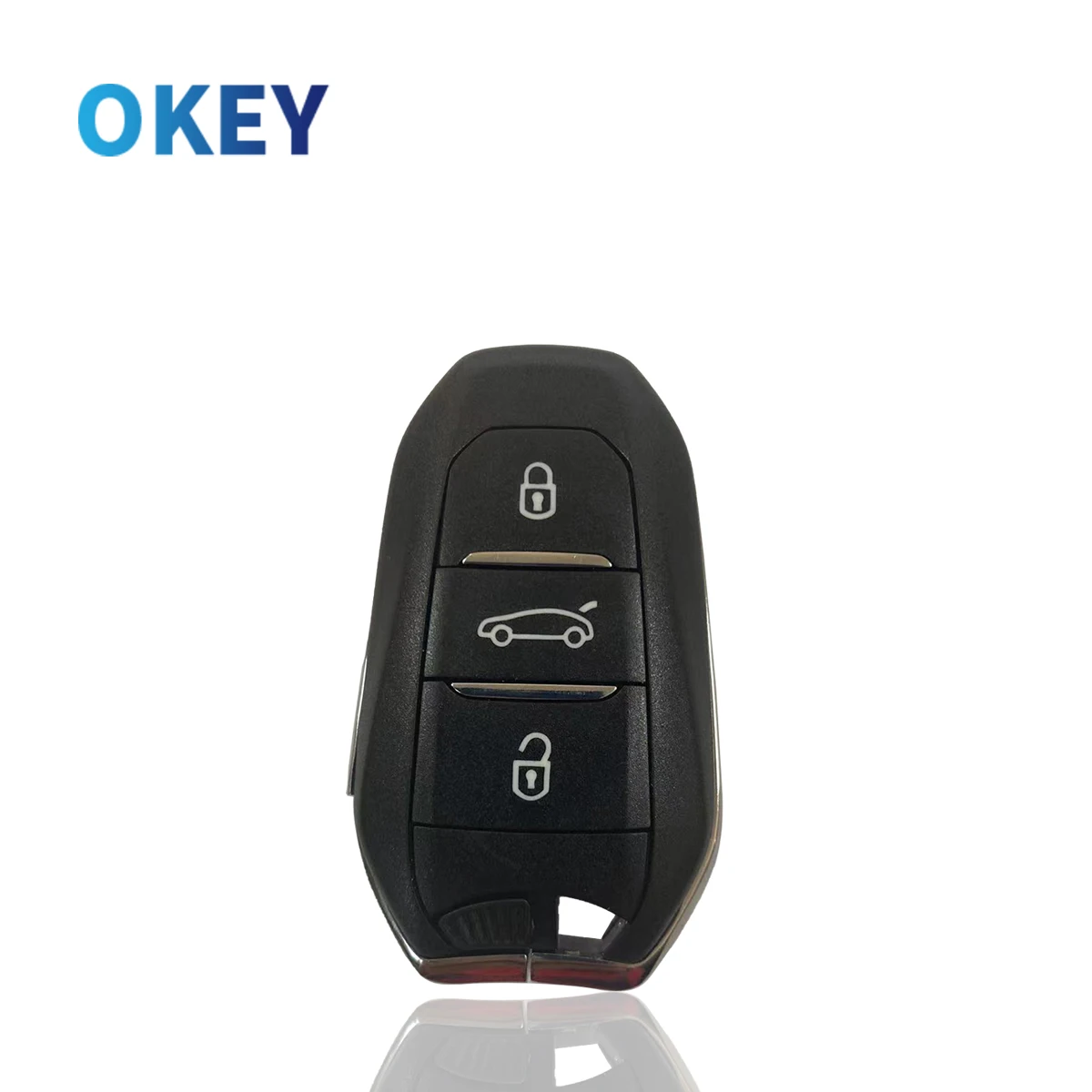 Okey-Clé de voiture télécommandée pour KIT, Cristaux en C4, C4L, DS4, DS5, Puce 4A, ID46, Entrée sans clé, 208 MHz, 308, 3008, 508, 5008, 434