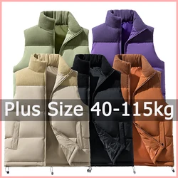 Plus Size Vest Coat Women 50-115KG 3XL 4XL 5XL Winter Warm Outwear Casaco Feminino Clothing Пуховик Женский Roupas Femininas