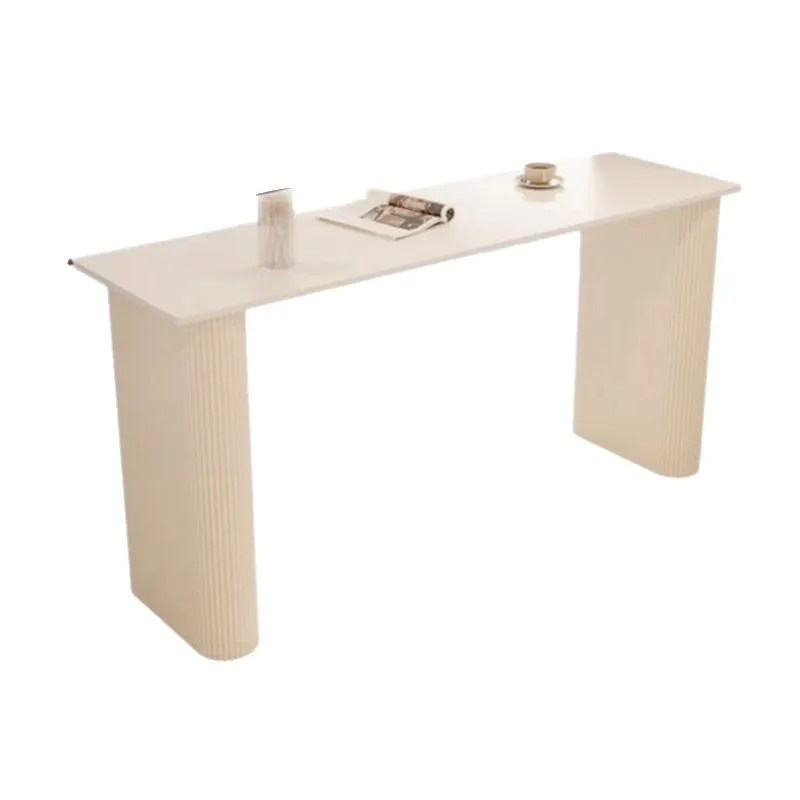 

Household living room rock slab bar table kitchen partition bar balcony against the wall pass high table small household