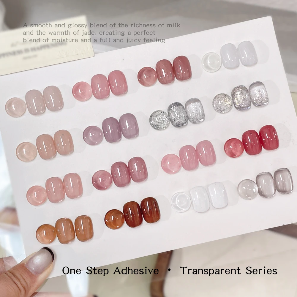 12 مل 5 في 1 لاصق مغناطيسي على شكل عين القطة خطوة واحدة لاصق قابل للإزالة لزيت الأظافر لتزيين الأظافر بنفسك #3