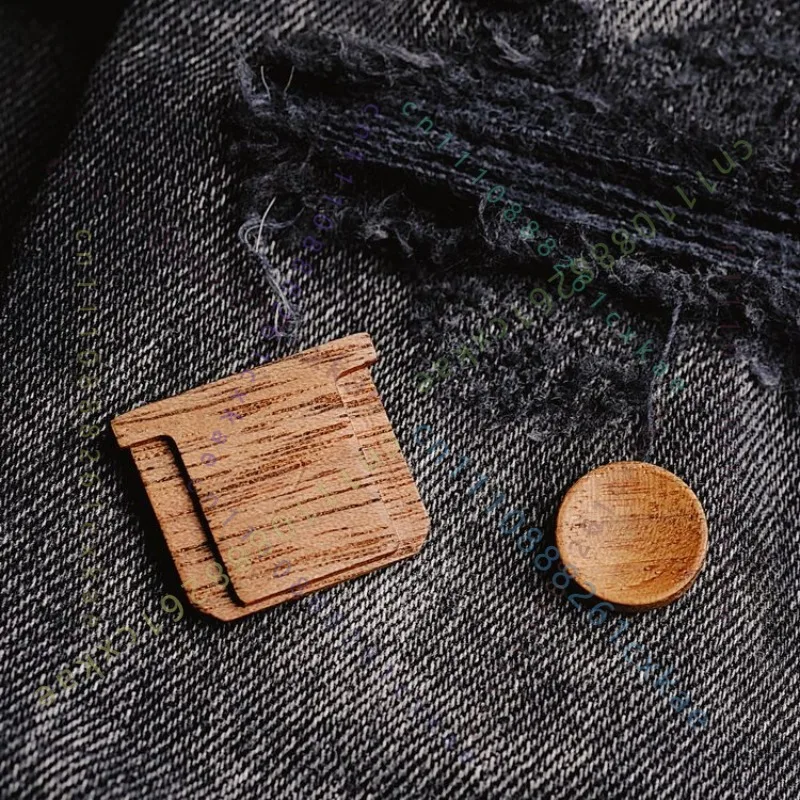 Retro Wooden Hot Shoe Cover Dust Protective Cap Replacement Accessory For Leica Q Q2 Q Series Camera view 5