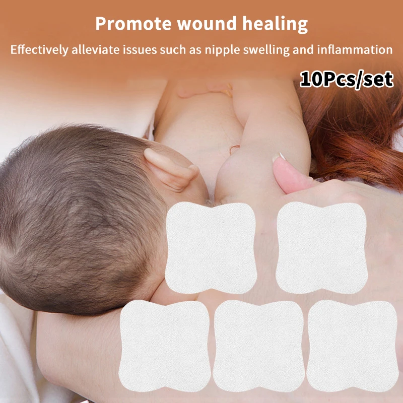 

Breastfeeding Soothing Gel Pads With Lanolin Glycerin 10pcs Nipple Pain Relieve Supplies For Newborn Mother Breast Feeding Pad