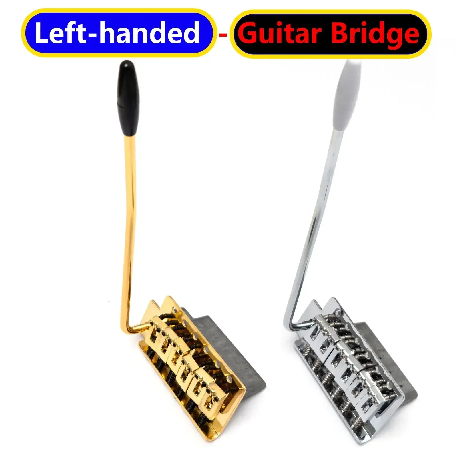 Electric Guitar Bridge Left Handed Saddle Single Tremolo Bridge System for Electric Guitars Replacement Parts
