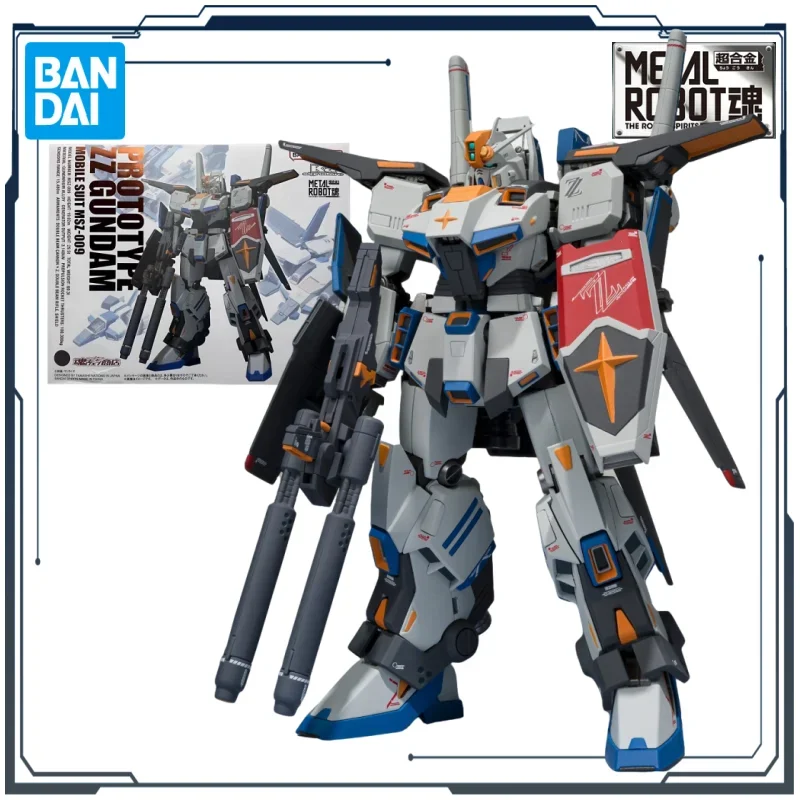 

BANDAI Original METAL ROBOT SPIRITS (Ka Signature) <SIDE MS>MSZ-009 PROTO TYPE ZZ GUNDAM Механический продукт Фигурка Игрушки для мальчиков Подарки