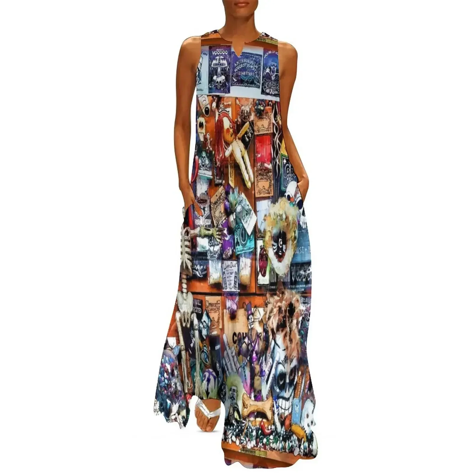 

Zombie's House of Voodoo Long Dress dress for women Long dress woman party night Women's summer suit