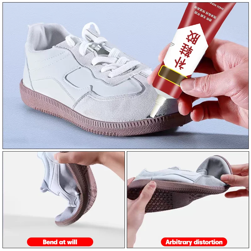 Professional Shoe-Repairing Adhesive Quick Bond Shoe Glue 18MPa Super Strength Glue IPX7 Waterproof Glue，for Leather Rubber EVA