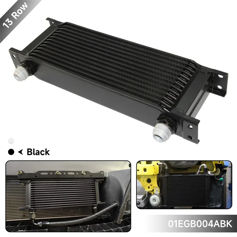 Aluminum AN10 Oil Cooler 13 Row 248MM 7/8