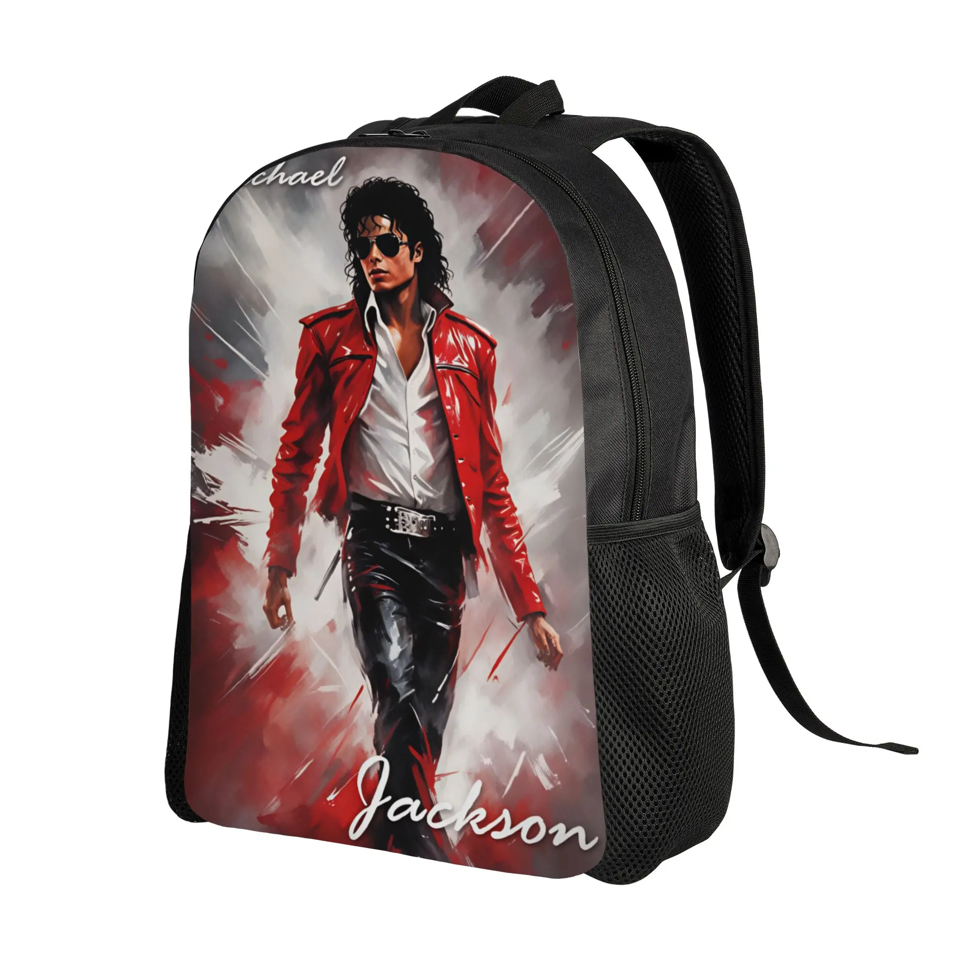 Michael Jackson Backpack  Travel Backpacks Student Custom Durable School Bags Streetwear Rucksack