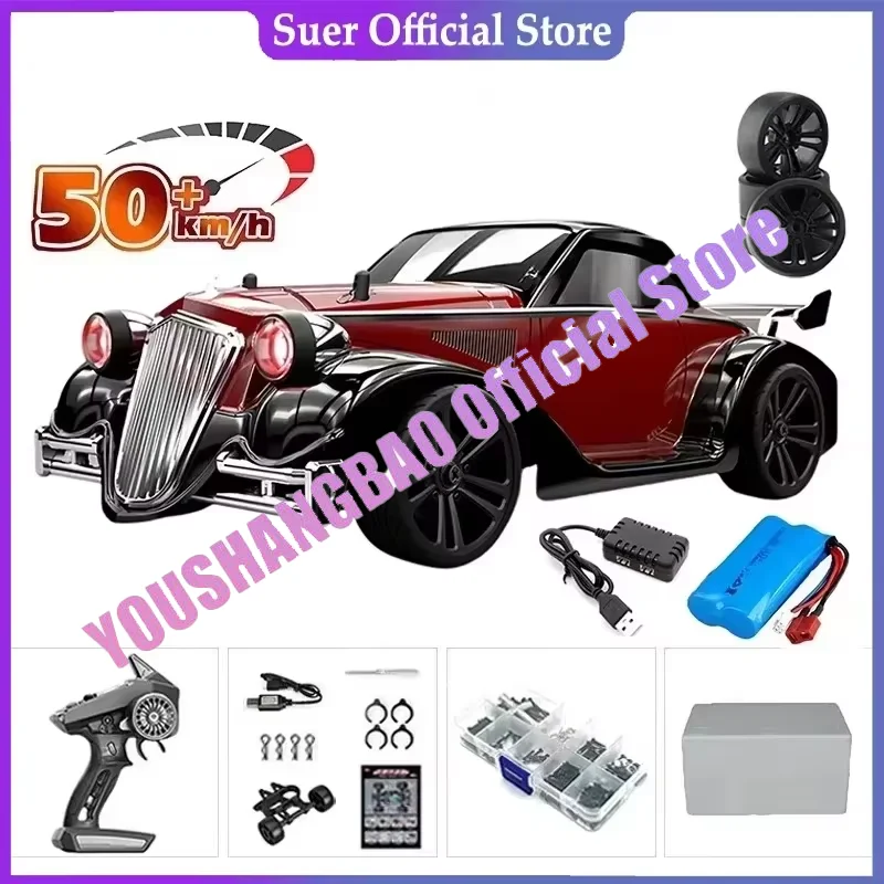 SCY 16302 Delin Simulation Lights Classic Retro, Four Wheel Drifting Car High Speed, Electric Car Rc Remote Control, Toy Car