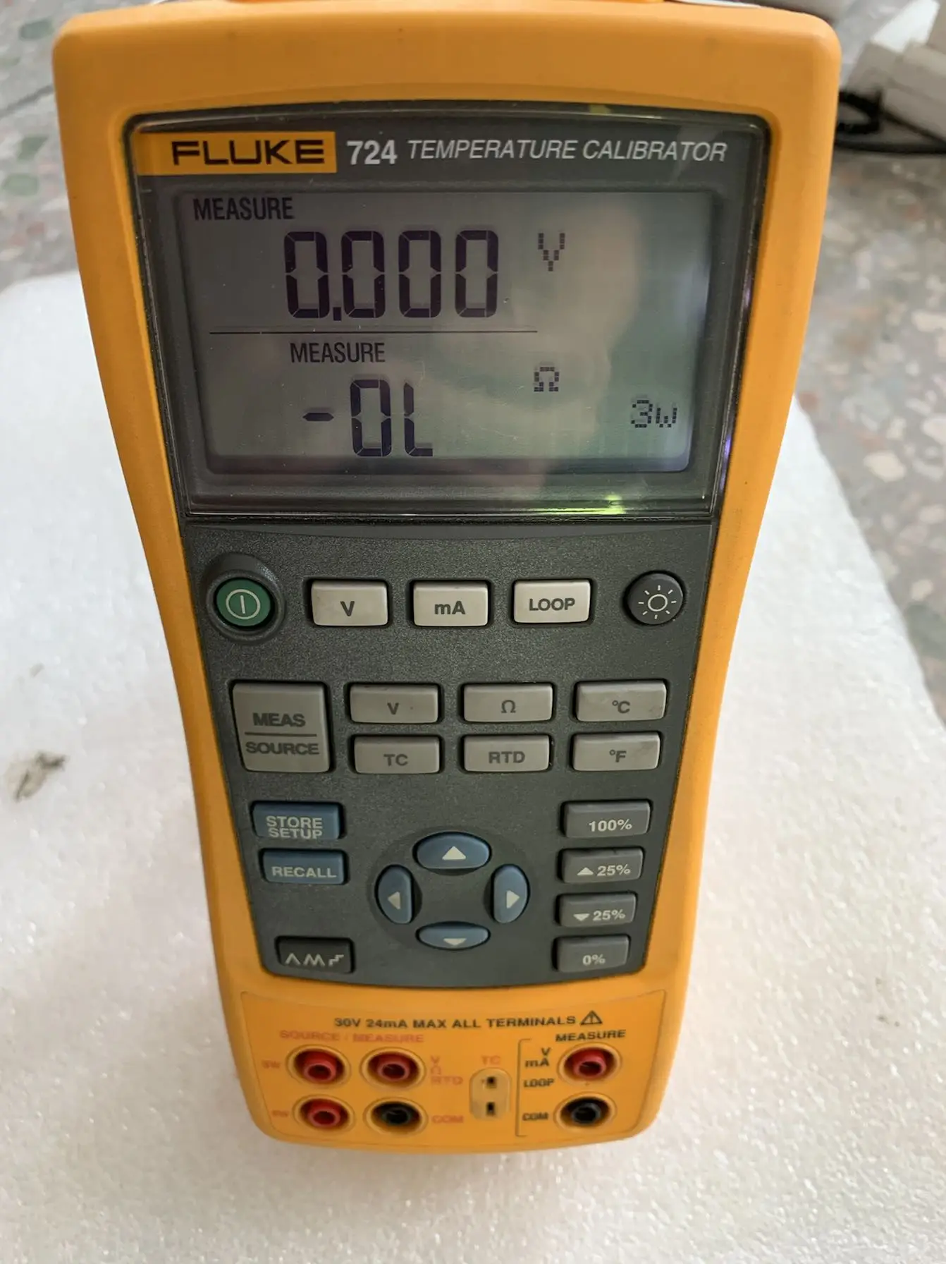 724 multi-function temperature calibrator multimeter process signal source generator multi-function calibrator F724