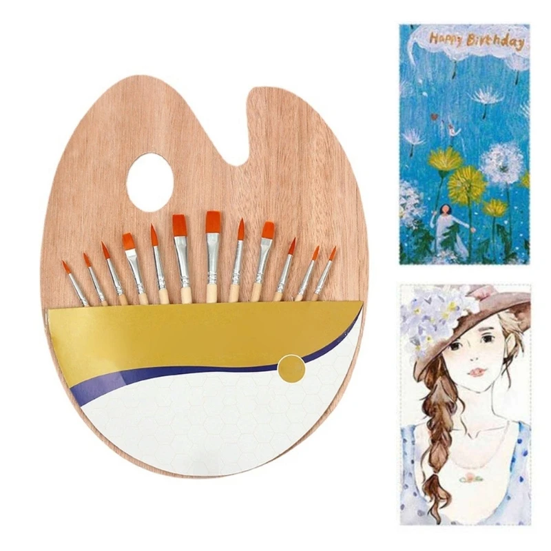 

Watercolor Pen Paintbrush Nylon Hair Paint Brushes Artist Oil Painting Brush for DIY Professional Art Paint Brushes H8WD