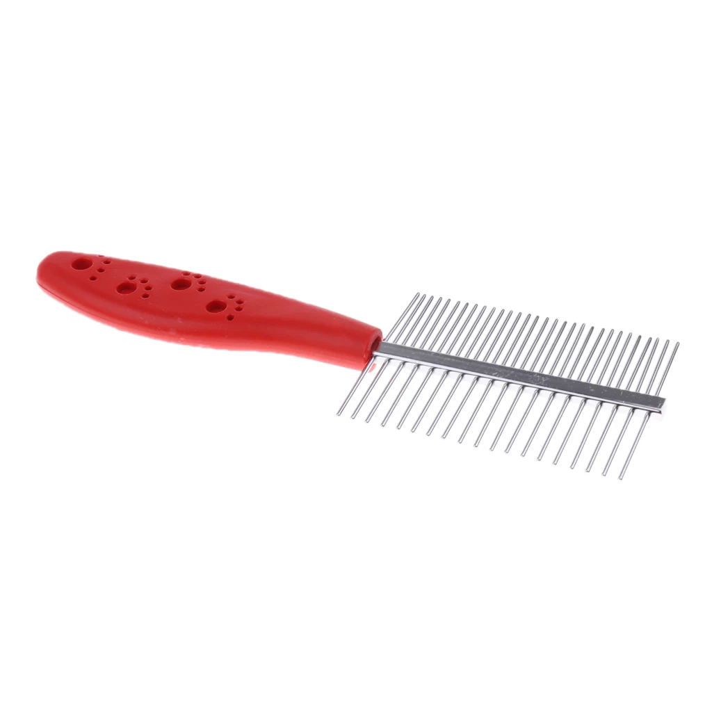 Pet Puppy Comb Slicker Brush Groom Rake Cats Dogs Rabbits Double