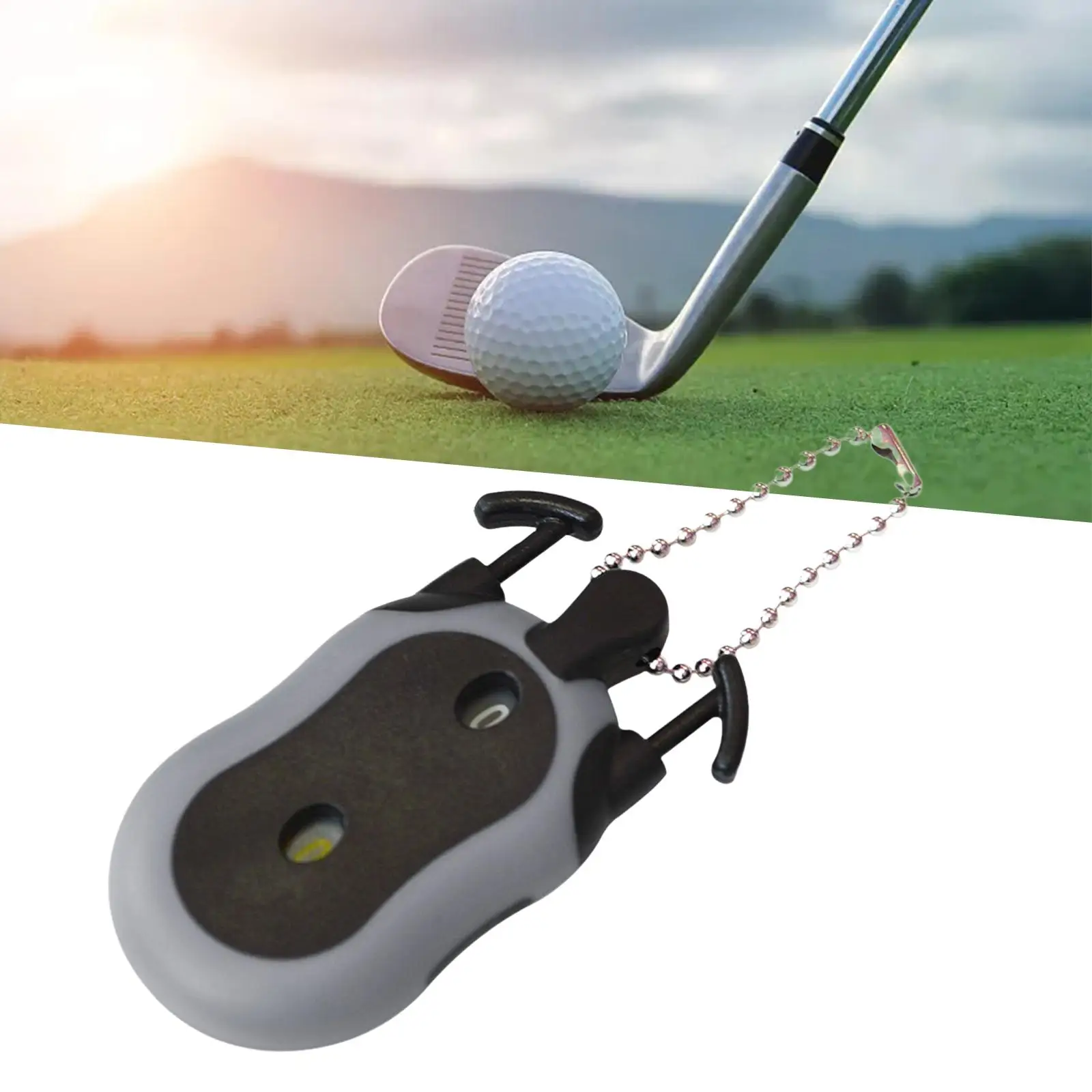 

Golf Score Counter Simple Attachment Golfer Gift Outdoor Golf Stroke Counter