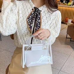 Bolsos transparentes de PVC, bolsa cruzada informal, para playa y verano