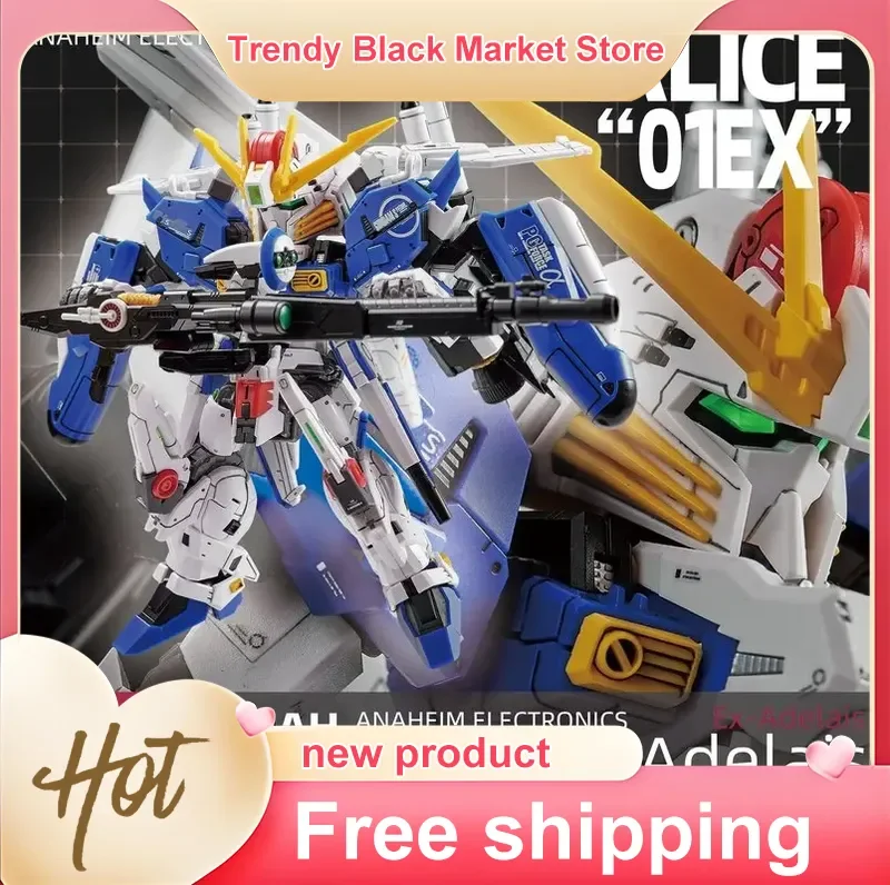 

Anaheim Mgsd Exs Alice 01 Ex Mech Assembly Model Kit Action Figure With Led Lights Break Armor Puzzle Collectible Gift