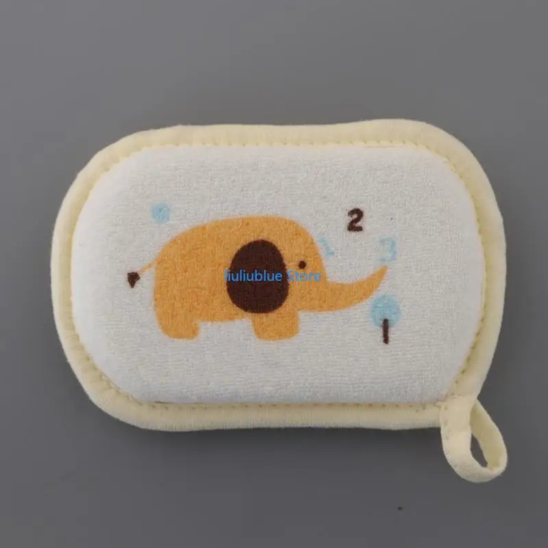 إسفنجة استحمام ناعمة للأطفال، إسفنجة شامبو لطيفة للأطفال، إسفنجة استحمام للأطفال، كبيرة مثالية لحديثي الولادة، بشرة حساسة 62CF #2