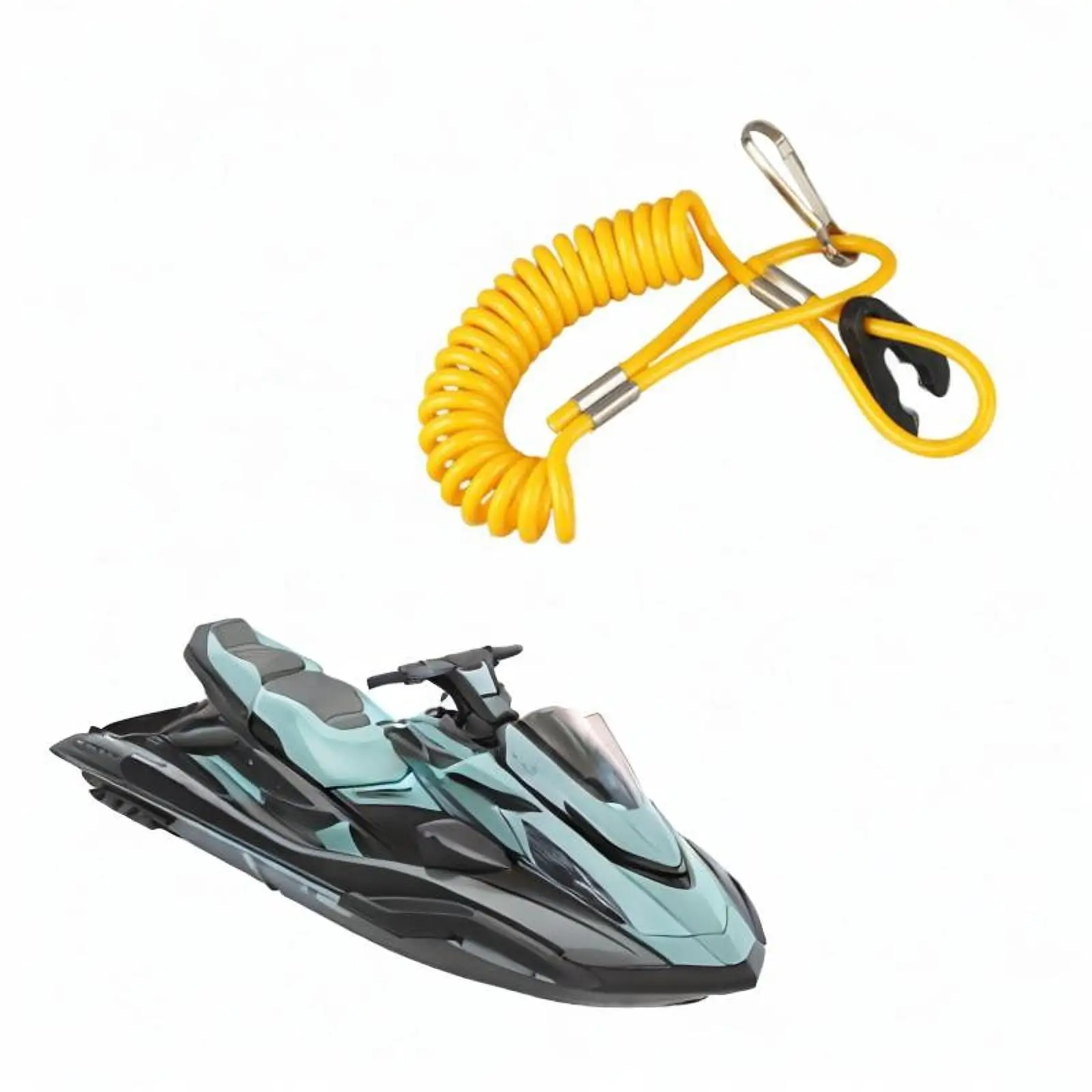 

Boat Kill Stop Switch Lanyard for Outboard Engine Motor Sturdy Accessory Cord Emergency Kill Switch Lanyard Replacement