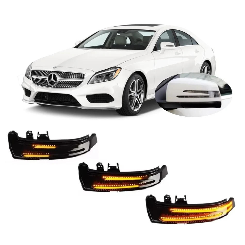 for Mercedes Benz CLS Class C218 X218 250 350 500 2011 - 2017 Dynamic Blinker Indicator Side Rearview Turn Signal Light Lamp