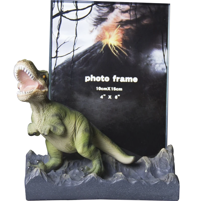 

4X6 Creative Resin Children Dinosaur Photo Frame Table Setting Photo Frame Desktop Decoration Photo 6 Inch Photo Frame