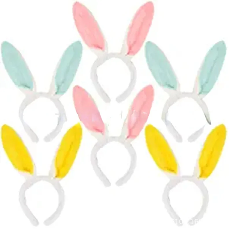 

20pcs Adults Kids Plush Fluffy Bunny Ear Headband for Rabbit Ears Headbands Gifts Birthday Party Cosplay Christmas