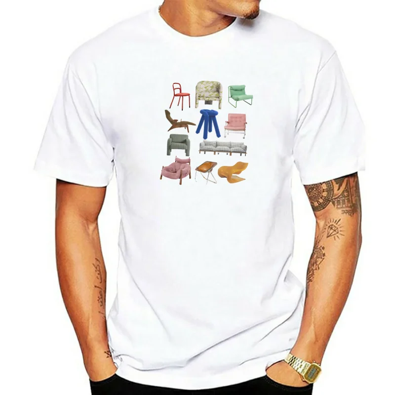 

Design Chairs Printed Women Vintage T Shirt Egirl Grunge Aesthetic Music Lyrics T-Shirts Trendy Fashion Y2k Streetwear Tees Tops