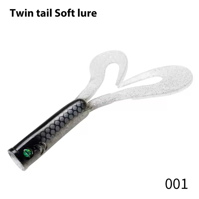 Hunthouse Twin Tail Trailer Soft Fishing Lure Silicone Spinning 145/175mm 21.7/36.7g PVC For Pike Barsch Zander Fish Accessories - Image 15