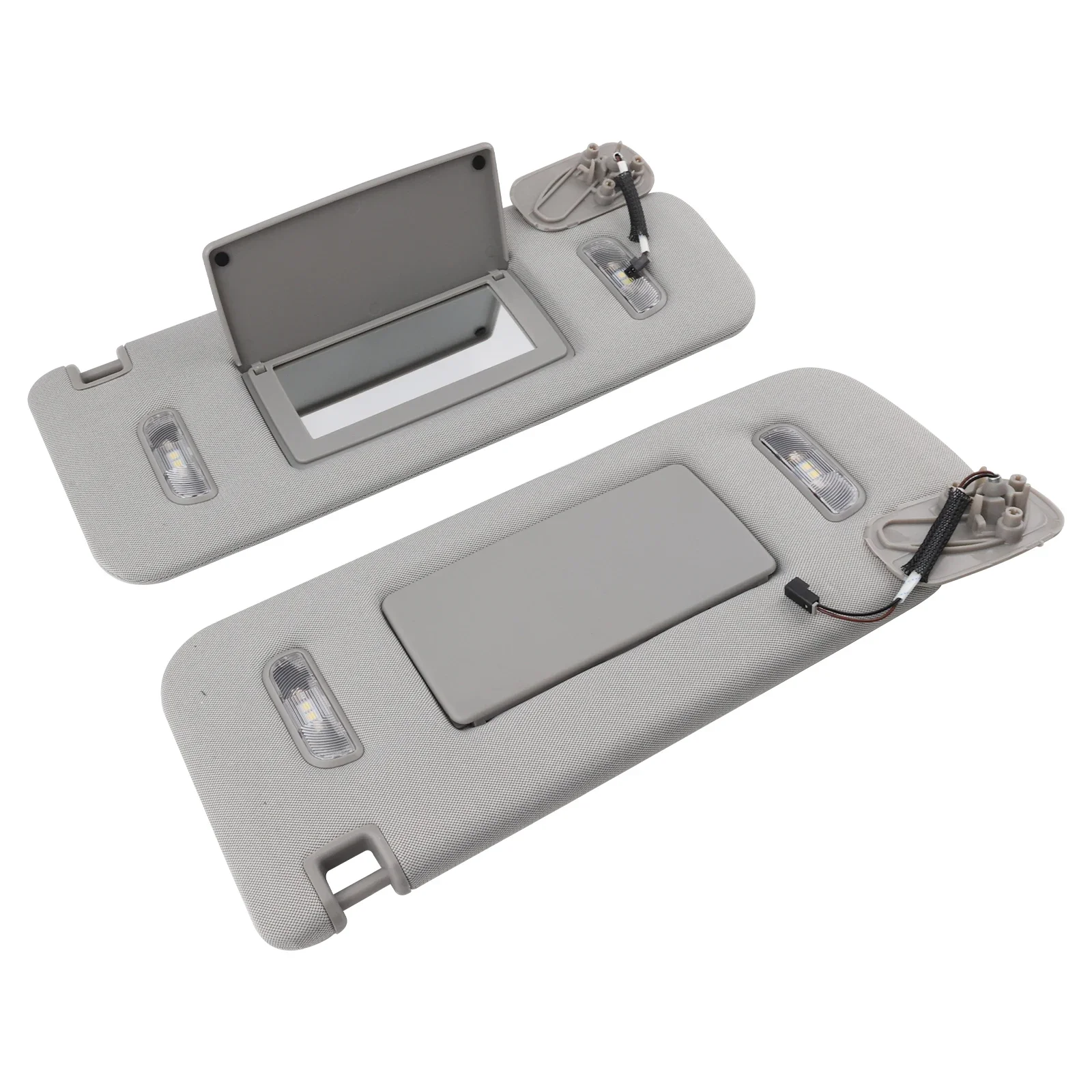 22870346 23198866 Viseira solar esquerda direita com luz LED para Cadillac Chevrolet GMC substitui 23459655, 23459654, 84247192