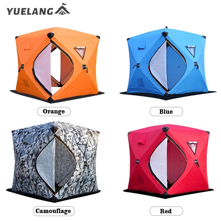 Best Quality Winter Fishing House Thickened Winter Fishing Tent Ice Fishing Tent Keep Warm Cotton Tent