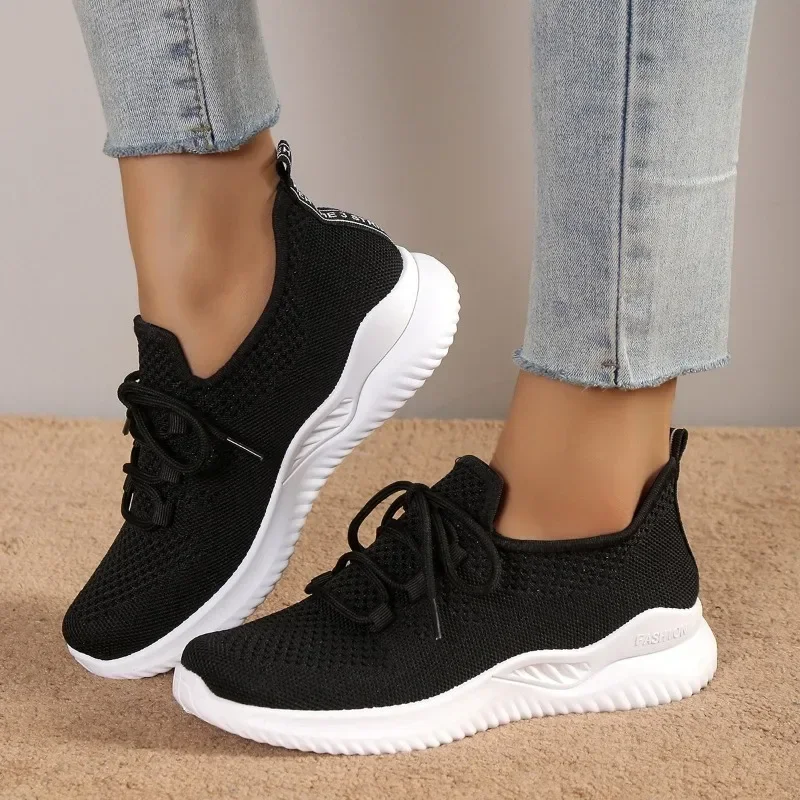 Ladies Shoes on Sale  Brand Mesh Women's Vulcanize Shoes Autumn Breathable Fashion Women Sneakers Solid Sneakers Women