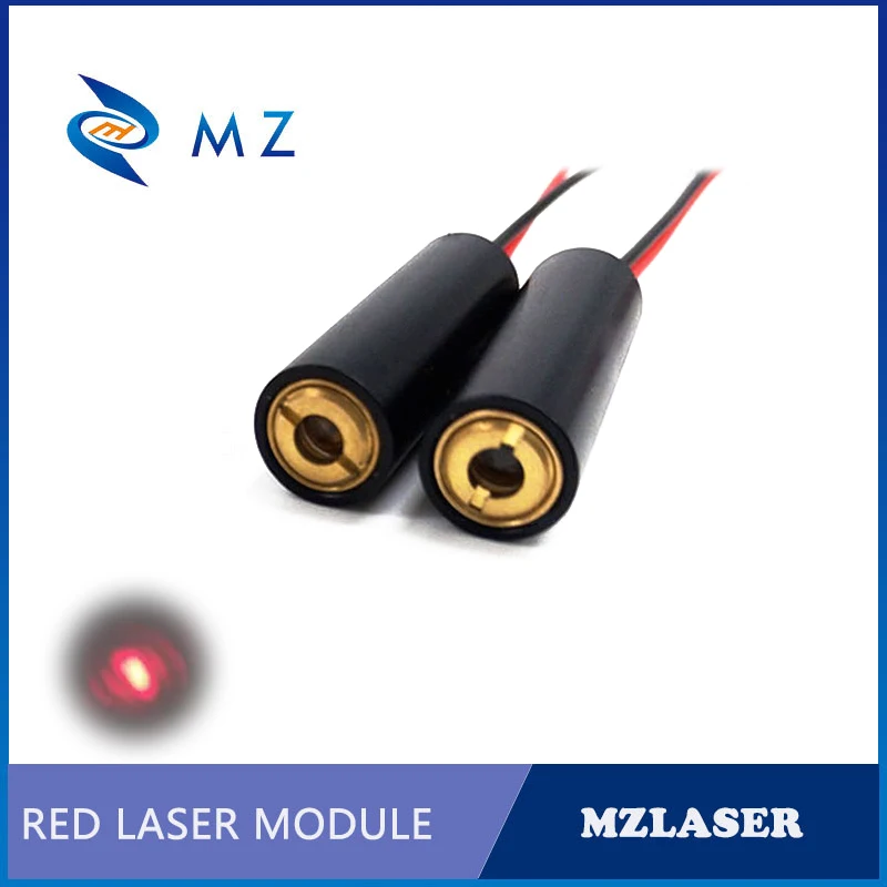 가변 광점 레이저 모듈 635nm 5mw, 산업용 APC 드라이브 TTL, 레드 도트 레이저 모듈