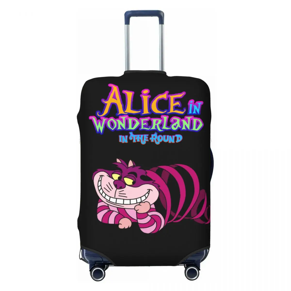 

Cheshire Cat Travel Luggage Cover Washable Suitcase Cover Protector Fit 18-32 Inch