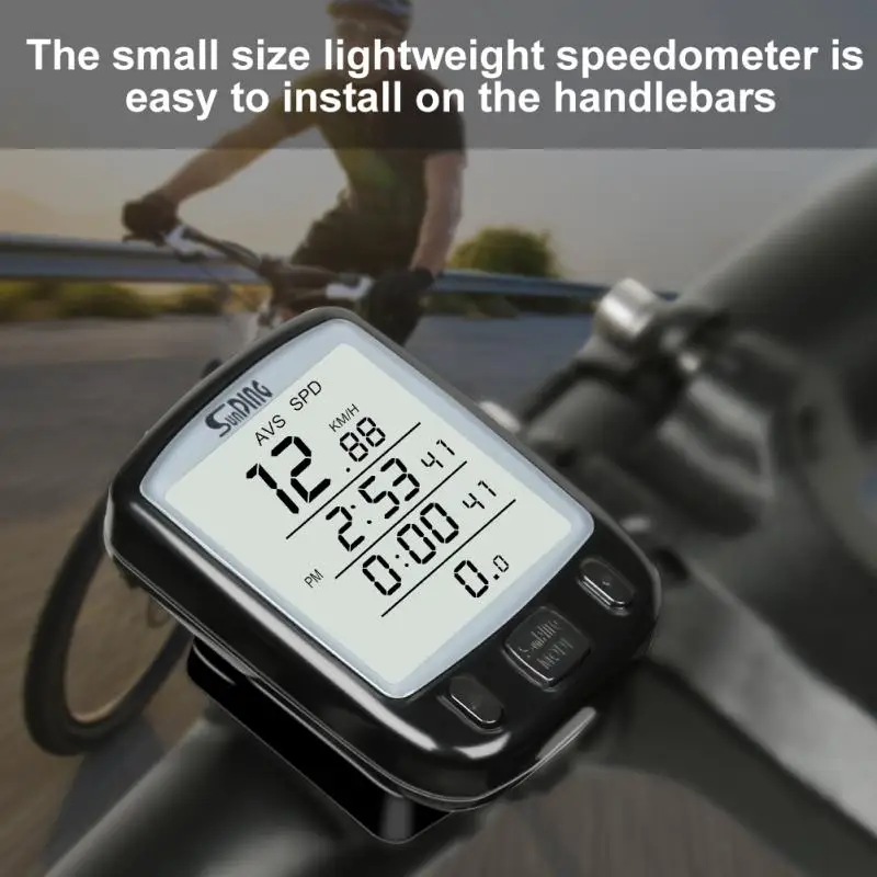 SD-563A Code Meter Waterproof Bike Computer With Backlight Wireless Wired Computer Bike Speedometer Odometer Bikes Stopwatch